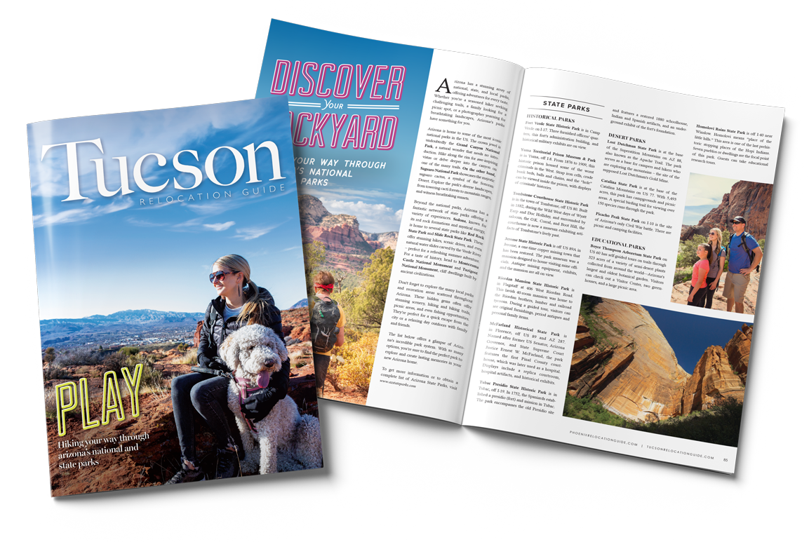 Tucson Magazine layout